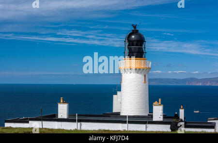 Dunnett Capo Faro, Caithness in Scozia, Regno Unito Foto Stock