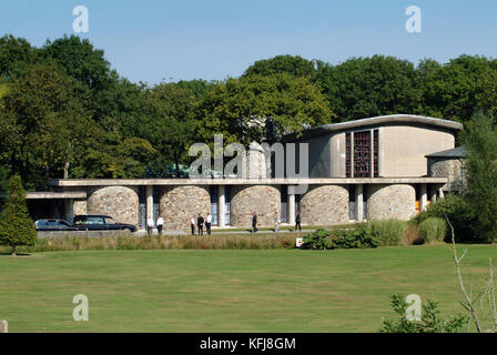 Coychurch crematorio. Bridgend, Galles. Foto Stock