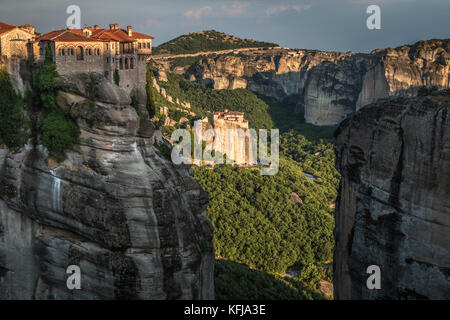 Monastero di Meteora in Grecia Foto Stock