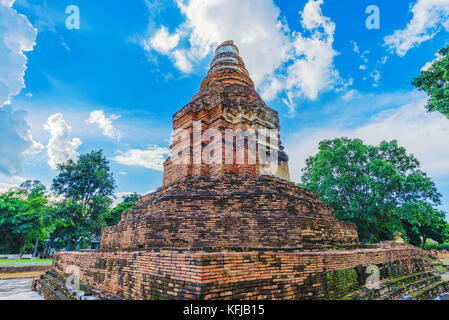 Wiang kum kam antiche rovine di templi in Thailandia Foto Stock