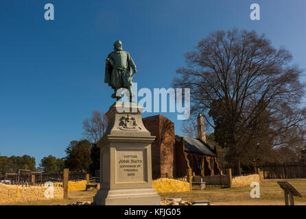 Jamestowne storico Jamestown Virginia Foto Stock