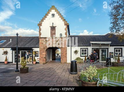 Ingresso foodhall a Fabbri ristorante e foodhall a Gretna Green Gretna Dumfries & Galloway Scotland Regno Unito Foto Stock