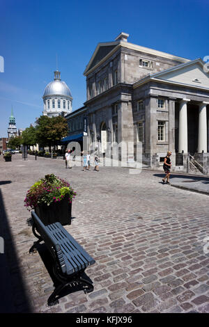 Mercato di Bonsecours, rue Saint-paul, la Vecchia Montreal, Quebec, Canada Foto Stock