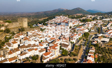 Santa Maria da Devesa chiesa, Castelo de Vide, Portogallo Foto Stock