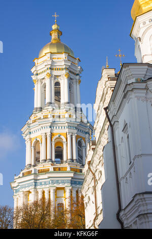 Campanile del pechersk lavra a Kiev, Ucraina Foto Stock