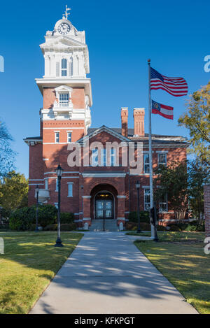 Gwinnett Historic Courthouse sulla piazza della città di Lawrenceville, Georgia. (STATI UNITI) Foto Stock