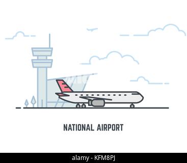 Crescita della linea di pomodori Illustrazione Vettoriale