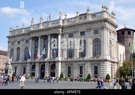 Palazzo Madama, Torino, Italia. Foto Stock
