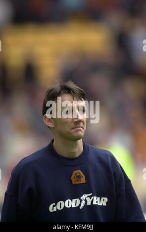 Wolverhampton Wanderers foootball Ludo Pollett Aprile 2002 Foto Stock