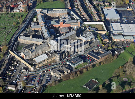 Vista aerea di Armley prigione, Leeds Foto Stock