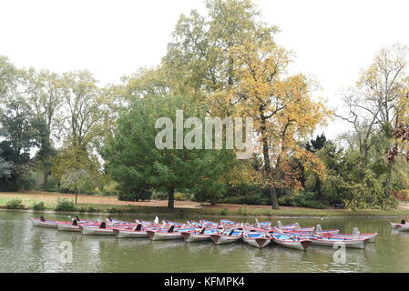 Fotografia di strada al Bois de Vincennes Parigi, Francia Foto Stock