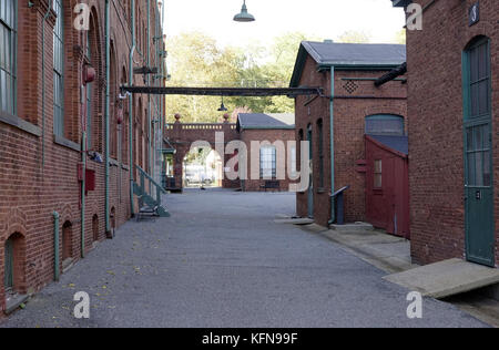 Edifici da laboratorio nel parco storico nazionale Thomas Edison. West Orange.New Jersey.USA Foto Stock