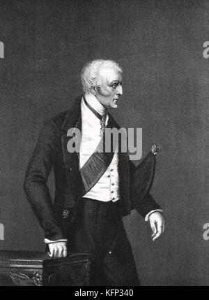 Arthur Wellesley, primo duca di Wellington Foto Stock