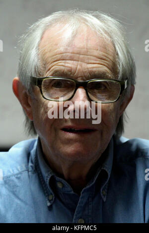 Atene, Grecia. 31 ottobre 2017. Il regista britannico KEN LOACH tiene una conferenza stampa durante il 30° Panorama del Cinema europeo. 31 ottobre 2017. Crediti: Aristidis Vafeiadakis/ZUMA Wire/Alamy Live News Foto Stock