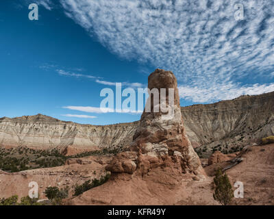 Chimney rock in Kodachrome parco statale, Utah US Foto Stock