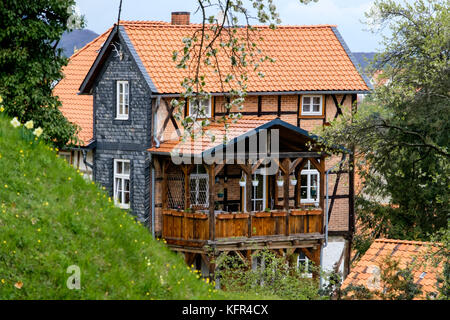 Stadtanschung von Dienstleiten im Bereich Foto Stock