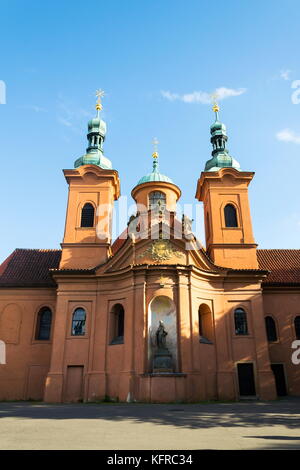 Chiesa di San Lorenzo da dientzerhofer, Praga, Repubblica ceca Foto Stock