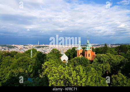 Chiesa di San Lorenzo da dientzerhofer, Praga, Repubblica ceca Foto Stock