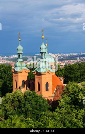 Chiesa di San Lorenzo da dientzerhofer, Praga, Repubblica ceca Foto Stock