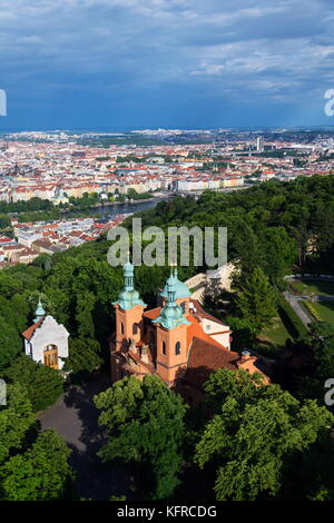 Chiesa di San Lorenzo da dientzerhofer, Praga, Repubblica ceca Foto Stock