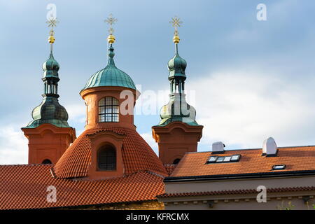 Chiesa di San Lorenzo da dientzerhofer, Praga, Repubblica ceca Foto Stock