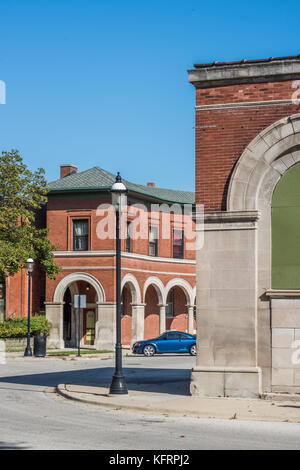 Edifici presso il Pullman sito storico dello stato. Foto Stock