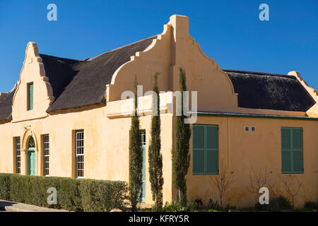 Cape Dutch casa di stile, Montagu, Western Cape, Sud Africa Foto Stock