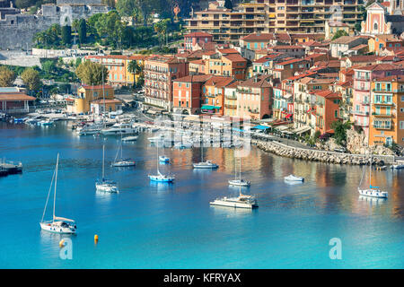 Resort di lusso di Villefranche sur mer. riviera francese, cote d'Azur, in Francia Foto Stock