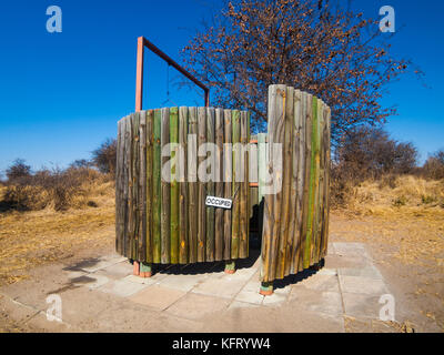 Campo di inganno, Central Kalahari Game Reserve, Botswana Foto Stock