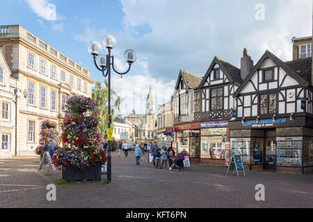 Fore Street, Trowbridge, Wiltshire, Inghilterra, Regno Unito Foto Stock