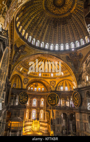 La Basilica di Santa Sofia a Istanbul Turchia Foto Stock