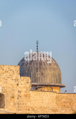Moschea Al Aqsa di Gerusalemme Foto Stock