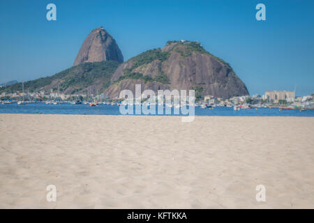 Sugarloaf mountain a Rio de Janeiro in Brasile Foto Stock