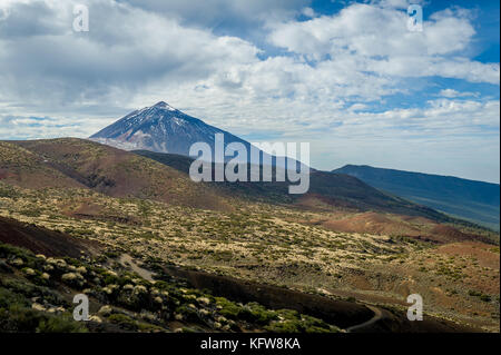 Pico del Teide paesaggio vulcanico Foto Stock