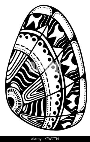 Zentangle guscio stilizzato. disegnati a mano doodle acquatici illustrazione vettoriale. schizzo per tatuaggio o makhenda. Collezione di conchiglie. vita nell'oceano. Illustrazione Vettoriale