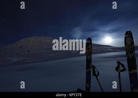 Sci, Vertice e Luna Foto Stock