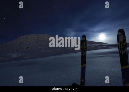 Sci, Vertice e Luna Foto Stock