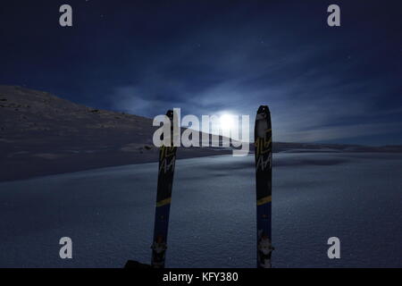 Sci, Vertice e Luna Foto Stock