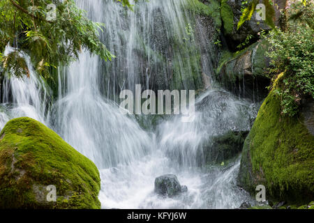 Chanhassen, Minnesota. minnesota landscape arboretum. cascata. Foto Stock