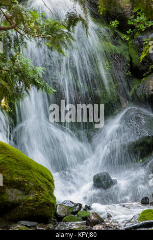 Chanhassen, Minnesota. minnesota landscape arboretum. cascata. Foto Stock