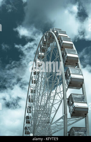 Ruota panoramica Ferris, Torquay, Devon, Inghilterra, Regno Unito Foto Stock