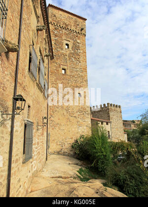 Casa-Fuerte de Luis de Chaves " El Viejo' torre medievale città di Trujillo, provincia di Cáceres, Estremadura, Spagna Foto Stock