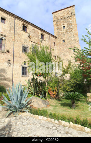 Casa-Fuerte de Luis de Chaves " El Viejo' torre medievale città di Trujillo, provincia di Cáceres, Estremadura, Spagna Foto Stock