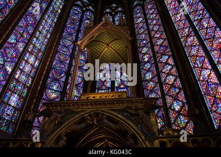 Sainte Chapelle 2017 con luce naturale Foto Stock