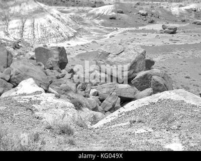 Il Theodore Roosevelt National Park si trova all'uscita dell'Interstate 94 nel North Dakota occidentale Foto Stock