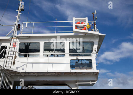 Imbuto Rosso Isle of Wight traghetto di ritorno a Southampton Foto Stock