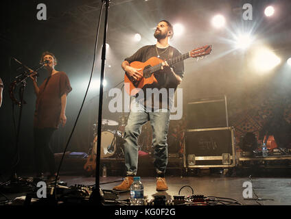 Nick Mulvey si esibisce dal vivo alla Liverpool O2 Academy con: Nick Mulvey dove: Liverpool, Regno Unito quando: 01 ottobre 2017 Credit: Sakura/WENN.com Foto Stock