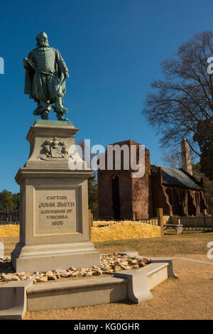 Jamestowne storico Jamestown Virginia Foto Stock