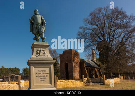 Jamestowne storico Jamestown Virginia Foto Stock