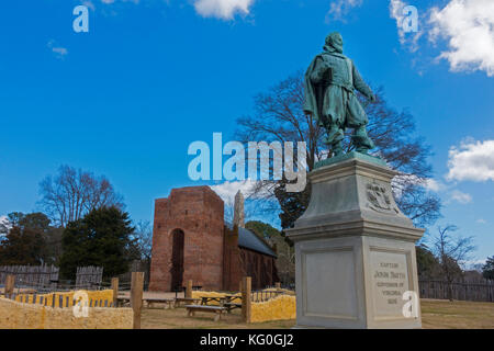 Jamestowne storico Jamestown Virginia Foto Stock